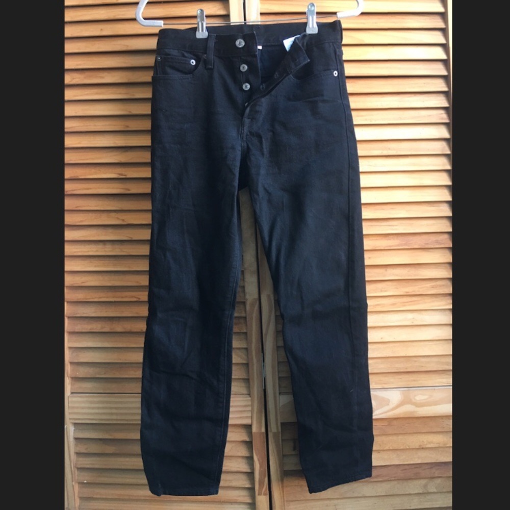 724 High Rise Straight black Levi Jeans
